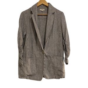 Max Studio Womens Seersucker Blazer, Size Medium